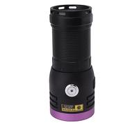 HEEPDD Linterna 365nm Aleación de Aluminio Luz Negra, 60W 3 LED 8000mW USB C Recargable para Detección de Orina de Mascotas Control de Falsificación de Documentos Escorpión