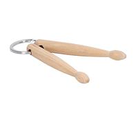 HEEPDD Llavero de Madera, Diseño Liviano de Baquetas en Madera de Haya Natural, 3 Pulgadas de Largo 0.3 Onzas, para Músicos, Estudiantes y Uso Diario, Agrega un Encanto Elegante a las Bolsas de Llaves