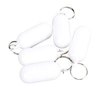 HEEPDD Llavero Flotante, ABS 5 Piezas Impermeable para Navegación a Vela, Camping, Playa y Actividades Acuáticas, Accesorio Multiusos para Hombres Mujeres Niños