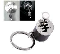 HEEPDD Llavero Llavero para Coche, Llavero para Coche, Colgante con Forma de extensión navideña (4,05 x 1,61 x 0,8 Pulgadas) (Negro)