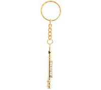 HEEPDD Llavero Musical Llavero de Flauta Musical de Latón, Diseño Realista, Latón de Primera Calidad, Accesorio Decorativo para Bolsos, Llaves, Amigos Nan