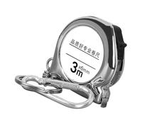 HEEPDD Llavero Retráctil de Cinta Métrica, Llavero de Cinta Métrica de Acero, Mini Regla Portátil para Costura y Construcción Nan