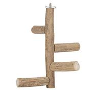 HEEPDD Loros de pie perca, pájaros para mascotas, madera, ctivity, ramas de pie, juguete, periquitos, esqueleto, morder, accesorios de juego para periquitos, guacamayos, cacatúas