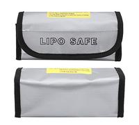 HEEPDD Maletín Ignífugo, Bolsa para Documentos Ignífuga de Doble Capa, Bolsa de Seguridad de Batería Portátil para Efectivo, Pasaporte y Dispositivos Móviles