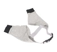 HEEPDD Manga de Pierna Delantera del Protector de Transpirable Ajustable para Perros, Aparatos Ortopédicos de la Articulación, Negro Gris para Protectores Articulares (M)