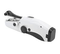 HEEPDD Máquina de Coser de Mano, Mini Aguja Eléctrica Portátil de Plástico para Uso en Viajes y Reparaciones Rápidas en el Hogar (BLACK)