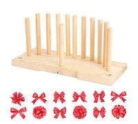 HEEPDD Máquina para Hacer Pajaritas Portátil y Duradera, Herramienta para Hacer Lazos, Fabricante de Lazos de de Madera Portátil para Envoltura Personalizada y Categoría de Festivales de (Beige)