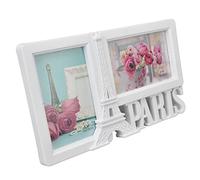 HEEPDD Marco de Fotos Rectangular de 2 Uds, Marco de Fotos Decorativo para 2 Fotos de 15x10cm con Soporte, para Decoración del Banquete de Boda del Dormitorio del Hogar