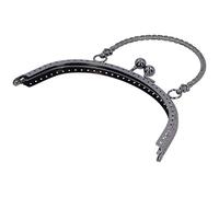 HEEPDD Marco de Manija de Bolso Semicírculo, Fabricación de Monederos con Cierre de Metal Antiguo para Bolso de Bricolaje, Fabricación de Embrague, Suministros para Hacer Bolsos Vintage Marco de