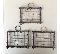 HEEPDD Marco de Ratán de Madera para Colgar, Gran Herramienta para Uso Doméstico, Haga Que su Hogar Sea Cómodo, Decoración de Flores en Soporte