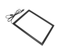 HEEPDD Marco Táctil IR, Panel de Pantalla Táctil, 32 Pulgadas para Señalización Digital y Salas de Conferencias Marco IR, Aleación de Aluminio, Suministros de Computadora Nan Infrarrojos USB (18,5