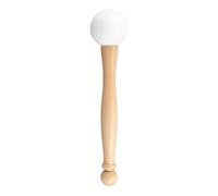 HEEPDD Mazo de Cuenco de Cristal de Silicona y Golpeador de Madera para Baños de Sonido y Sesiones de Meditación Mazo de Cuenco de Cristal de Silicona, Duradera para Tocar un Instrumento Musical