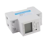 HEEPDD Medidor de Energía Digital 5-80A DDM15SD, Pantalla LCD Retroiluminada, Medición de Energía Monofásica, para Uso Doméstico e Industrial Distribución y Control de Aparatos Eléctricos