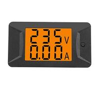 HEEPDD Medidor de Panel de Amperios de Voltaje Digital para Gabinetes de Distribución de Energía de Alto y bajo Voltaje, Pantalla LCD HTN, CA 40 400V 100A, Material ABS para Energía Alta y Baja de