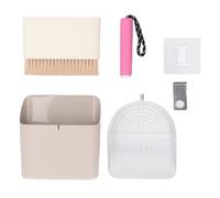 HEEPDD Metal Cat Litter Scoop, Cat Litter Scoop Kit Incluye Escoba Pequeña Portátil y un Conjunto de Tope de Basura Rápida y Fácil de Limpieza