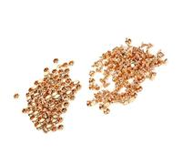 HEEPDD Metal Cuero Artesanía Picos Remaches Nan para Bolsos Zapatos Sombreros Abrigos Nan (GOLD)