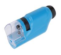 HEEPDD Microscopio de Bolsillo, Microscopio de Mano Liviano con Luz LED, Ideal para la Exploración Al Aire Libre de los Niños y el Descubrimiento de la Naturaleza