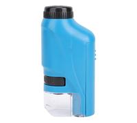 HEEPDD Microscopio de Bolsillo, Microscopio de Niños Duraderos Portátiles con Luz LED Ajustable para Estudiantes Científicos y Entusiastas de la Naturaleza