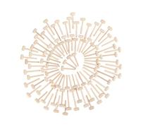 HEEPDD Mini Martillos de Madera, 100 Piezas, Madera de Abedul, Cabeza de 1,1 X 0,5 Pulgadas, para Romper Chocolate, Juegos de Fiesta, Regalos Navideños