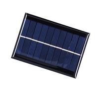 HEEPDD Mini Panel Solar de 5 V, Placa de Carga Solar Policristalina de Bricolaje de 1 W de 0 a 200 MA, Hoja Ligera para Proyectos de Luz para Acampar Al Aire Libre, RV, Coche