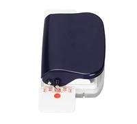 HEEPDD Mini Perforadora de Papel de Aleación de Acero con Encuadernadora de Bobina, Perforadora de 5 Hojas, Buena para Rotafolios A5, Organizador para el Hogar y la Oficina (BLUE)