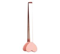 HEEPDD Mini Pinzas de Silicona, Grado Alimenticio, Acero Inoxidable, Anti -peso Ligero para Buffet, Barra de Tacos, Set de Porción (Forma de corazón rosa)
