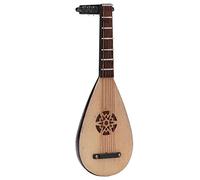 HEEPDD Modelo de Guitarra China, Excelente Mano de Obra, Delicados Adornos Modelo de Laúd para Casa de Muñecas