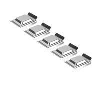 HEEPDD Molde Base de Caja de Inclusión de Muestras de 5 Piezas, Casete de Procesamiento de Tejidos de Laboratorio Práctico y Conveniente de Acero Inoxidable para Gestión de Muestras de