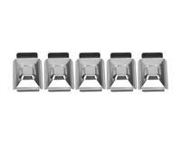 HEEPDD Molde Base de Caja de Inclusión de Muestras de 5 Piezas, Casete de Procesamiento de Tejidos de Laboratorio Práctico y Conveniente de Acero Inoxidable para Gestión de Muestras de