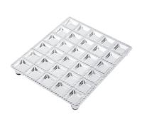 HEEPDD Molde de bola de masa de aleación de aluminio, herramienta de moldeo de pasteles para hornear, accesorio reutilizable de 19.6 x 16.5 cm para hacer pasteles