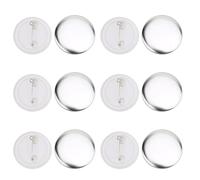 HEEPDD Molde de la máquina de la insignia, 100 insignias de 37 mm Molde de Insignias en que hacen Suministros para Insignia Corpiño Etiquetas de nombre para Niños Bricolaje Suministros de