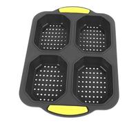 HEEPDD Molde para Pan Francés de Silicona, Antiadherente, de Fácil Liberación, Apto para Lavavajillas, Resistente Al Calor hasta 450 °F, para Panaderos Caseros que Hacen y Panecillos para Perros