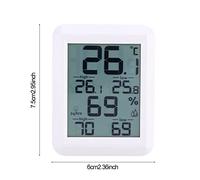 HEEPDD Monitor de Humedad de Temperatura, Monitoreo de Humedad de Termómetro Interior Inteligente Necesidades Diarias