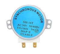 HEEPDD Motor de Plato Giratorio para Horno Microondas, Reemplazo de Motor de Plato Giratorio para Horno Microondas SM 16T 50Hz 60Hz para Cocina (Motor de Disco de Vidrio)