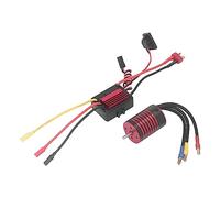 HEEPDD Motor RC Car Brushless, kit de control remoto de motor de coche ESC, resistente al agua, múltiples funciones de protección para el mantenimiento (4400 kV)