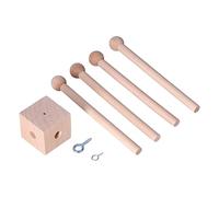 HEEPDD Móvil para Cuna con Marco de Madera, Fácil Instalación, Foco de Atención para Habitación de bebé Móvil para Cuna con Marco de Madera, Material de Haya, Artículos Nan Coleccionables