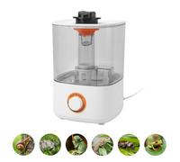 HEEPDD Nebulizador para Reptiles 2.5L Gran Tanque para Reptiles Terrarios para Reptiles Humidificador Tanque Temporizador Humidificador para Terrario de Nebulización Ajustable para