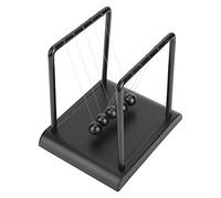 HEEPDD Newton's Cradle Balance Steel Educational Toy que Muestra un Péndulo para la Decoración del Hogar y la Sala de Estudio, Plástico + Bola de Acero