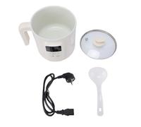 HEEPDD Olla Eléctrica Multifuncional Antiadherente de 1.8L, Fácil de Limpiar, para Fideos, Ramen, Sopa y Arroz, con Apagado Inteligente y Diseño Antiquemaduras en seco. (Enchufe UE 220 V)