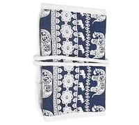 HEEPDD Oogtuiten Set, 100 Remaches de Metal para Artesanía en Cuero, Ojos Redondos de 10 Mm, Ideal para Zapatos, Bolsos, Sombreros y Accesorios Decorativos de Bricolaje (tela Oxford)