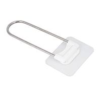 HEEPDD Organizador de Perchas para Ropa, Estante de Pared en Forma de U de Acero Inoxidable, Soporte para Perchas Multifuncionales para Suministros de Almacenamiento de Baño y Balcón