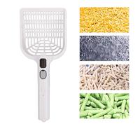 HEEPDD Pala de para Gatos de Plástico, Pala de para Gatos Profunda Portátil Recargable con Niebla Rociadora, de Caja de de Malla Resistente Grande, Duradera para para