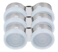 HEEPDD Paleta de Pintura Al óleo con Tapa, Paleta Doble de Acero para Artistas, Perfecta para Tonificar y Pintar de Pintura Al óleo con Tapa, Suministros de Arte de Acero Inoxidable