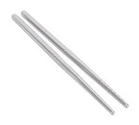 HEEPDD Palillos, 1 par de 17.5 Cm 304 Palillos de Acero Inoxidable Guapas Reutilizables Accesorios de Cocina Livianos Reutilizables para Cubiertos de Cocina para Fideos Arroz Suhi Barbacoa Nan