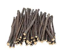 HEEPDD Palitos de Manzana para Masticar Mascotas de Madera de Manzano Natural de 203 G, Juguetes para Rechinar los Dientes para Animales Pequeños con Fuerte Fragancia de Madera, para