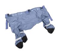 HEEPDD Pantalones para Perros con Protectores de Pies, Botas de Lluvia con Tirantes, Zapatos Antideslizantes y a Prueba de Suciedad, Polainas Protectoras de Patas, Botas para Perros, Polainas, (XL)