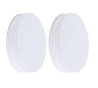 HEEPDD Papel para Impresora de Insignias, Suministros para Insignias de Bricolaje, Ideal para Escuelas y Eventos Corporativos, Papel para Impresora de, 100 Piezas en Blanco para Manualidades (Las