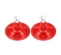 HEEPDD Paquete de 2 Bebederos Automáticos para Pollos con Control de Flotador, Vasos de Agua para Riego de Aves de Corral, Bebedero para Pollos Autollenado, Apto para Codornices, Patos