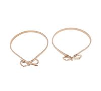 HEEPDD Paquete de 4 Alzapaños de Cortina con Diseño Tallado en Oro, Alzapaños de Aleación de Aluminio, Diseño de Botón a Presión, No Necesita Taladro, Hebilla Elástica Ajustable, Correa Decorativa