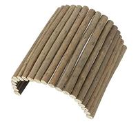 HEEPDD para Mascotas Pequeñas Escondite Flexible Decoración de Ejercicios para Jerbo Conejillo de Indias Chinchilla Hurón Erizo Túnel de Hámster de Madera Puente Flexible Juguete para Masticar